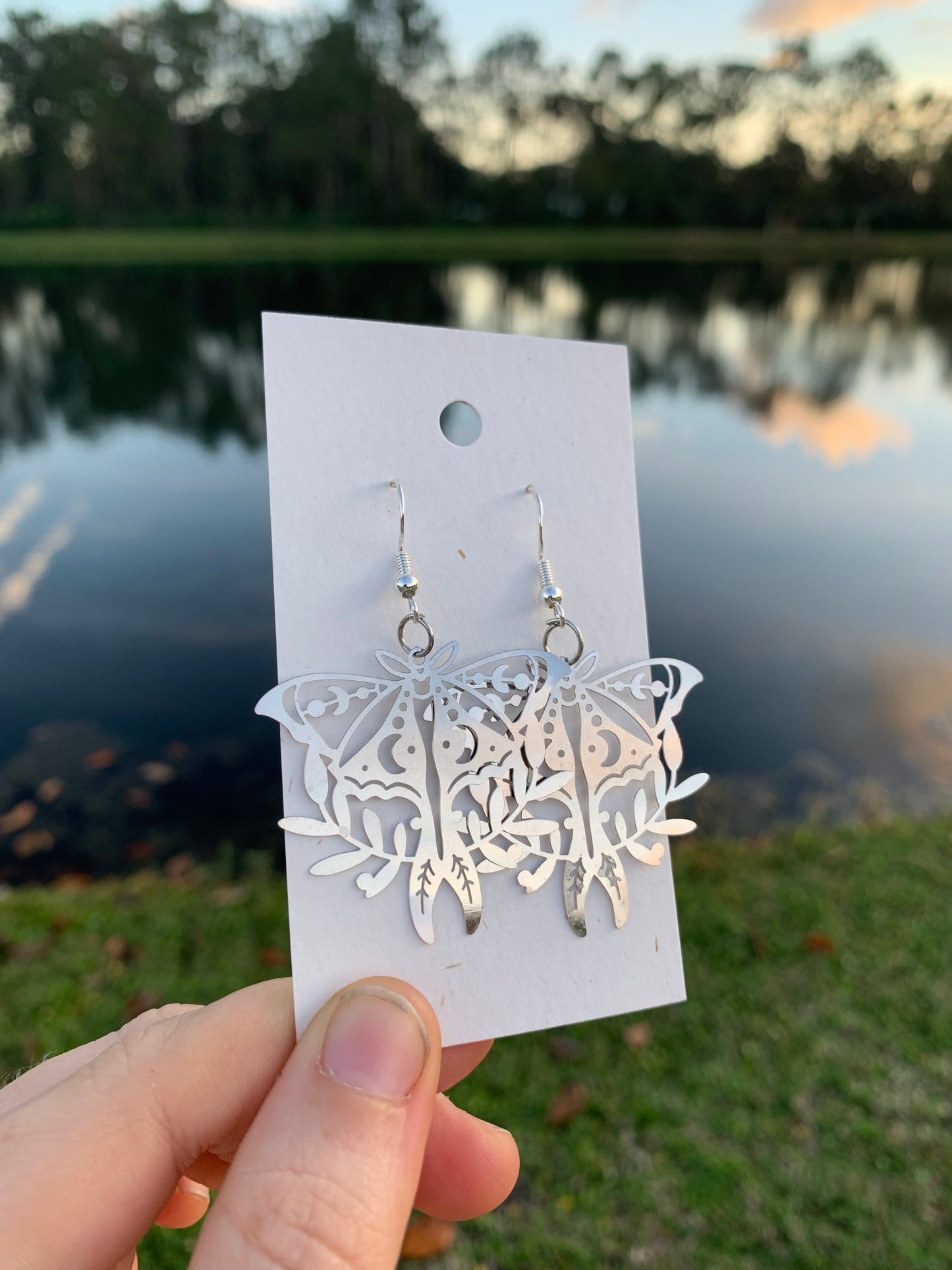 Moth Earrings
