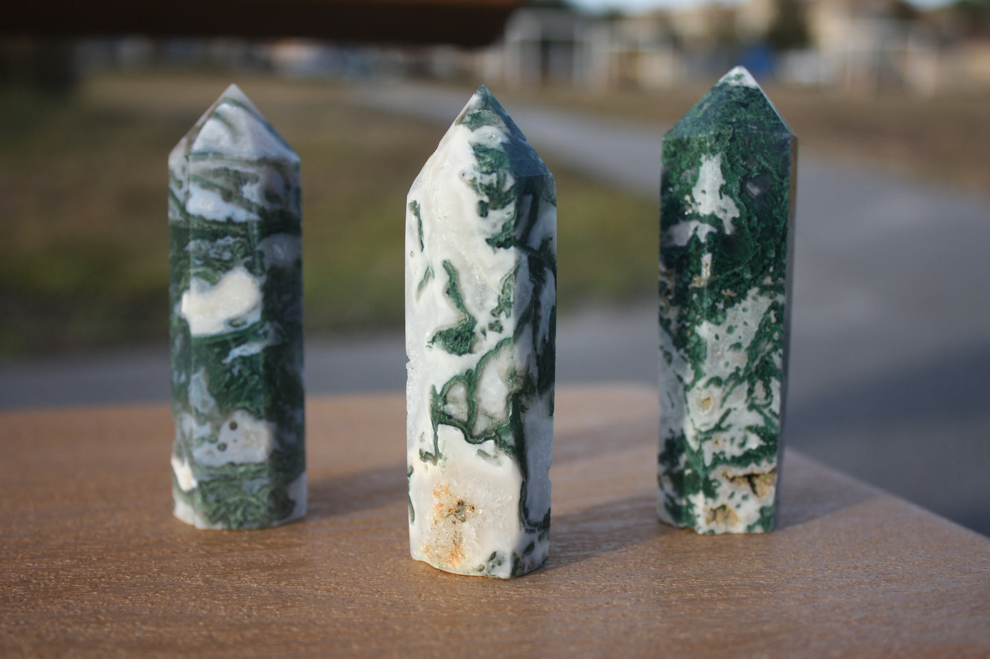 Moss Agate Towers