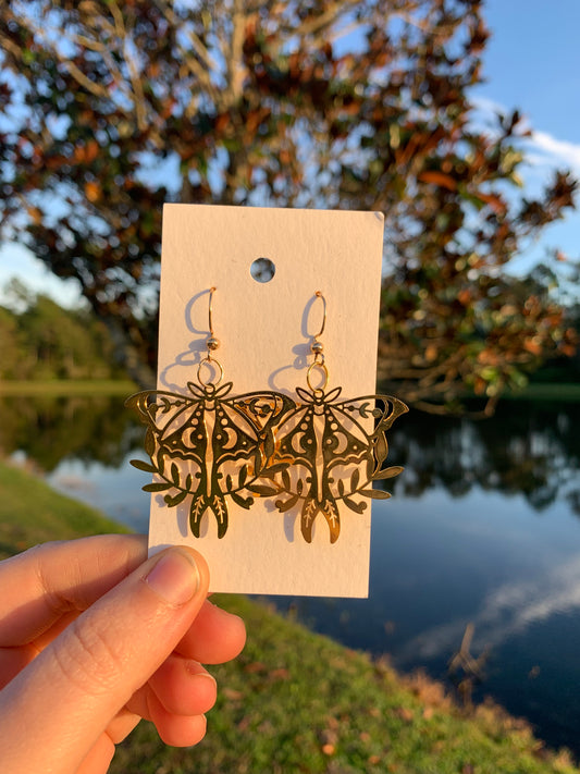 Moth Earrings