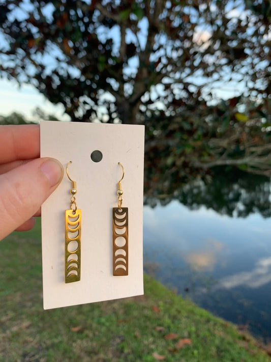 Moon Phase Earrings