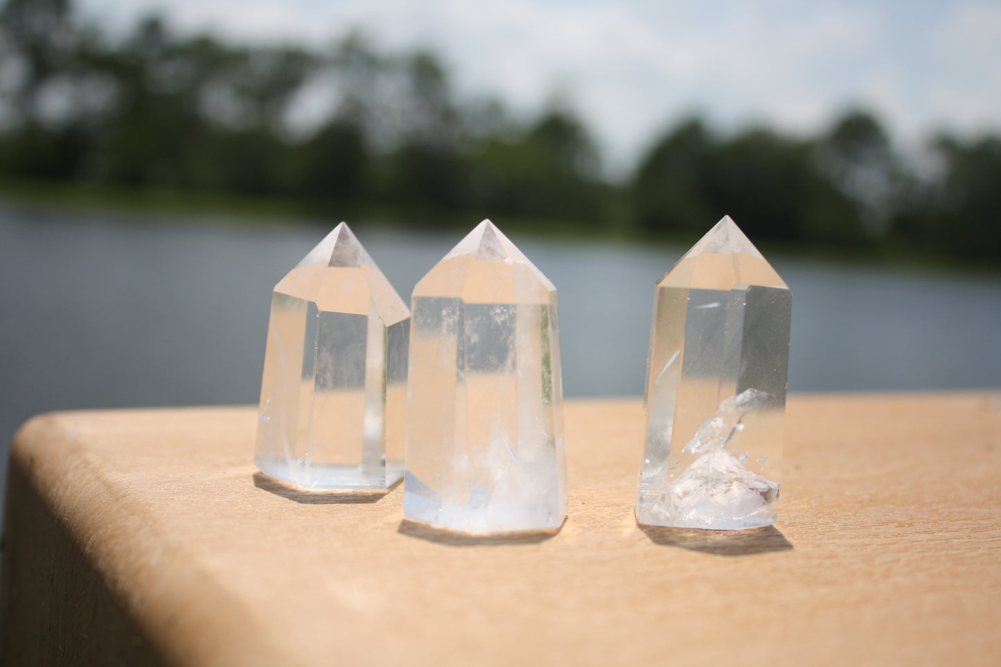 Clear Quartz Towers