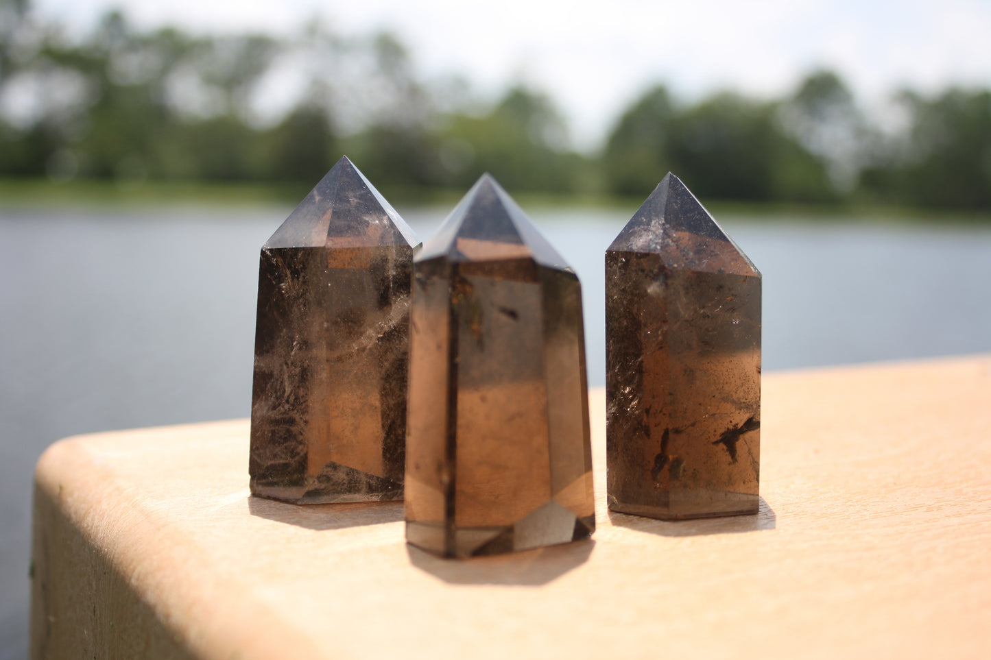Smokey Quartz Towers