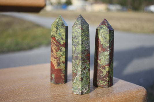 Dragon's Blood Jasper Towers