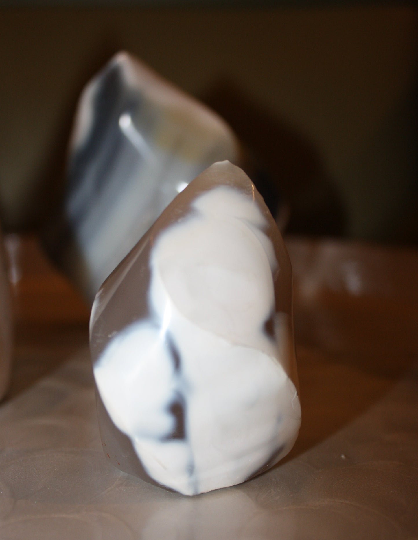 Orca Agate Flames