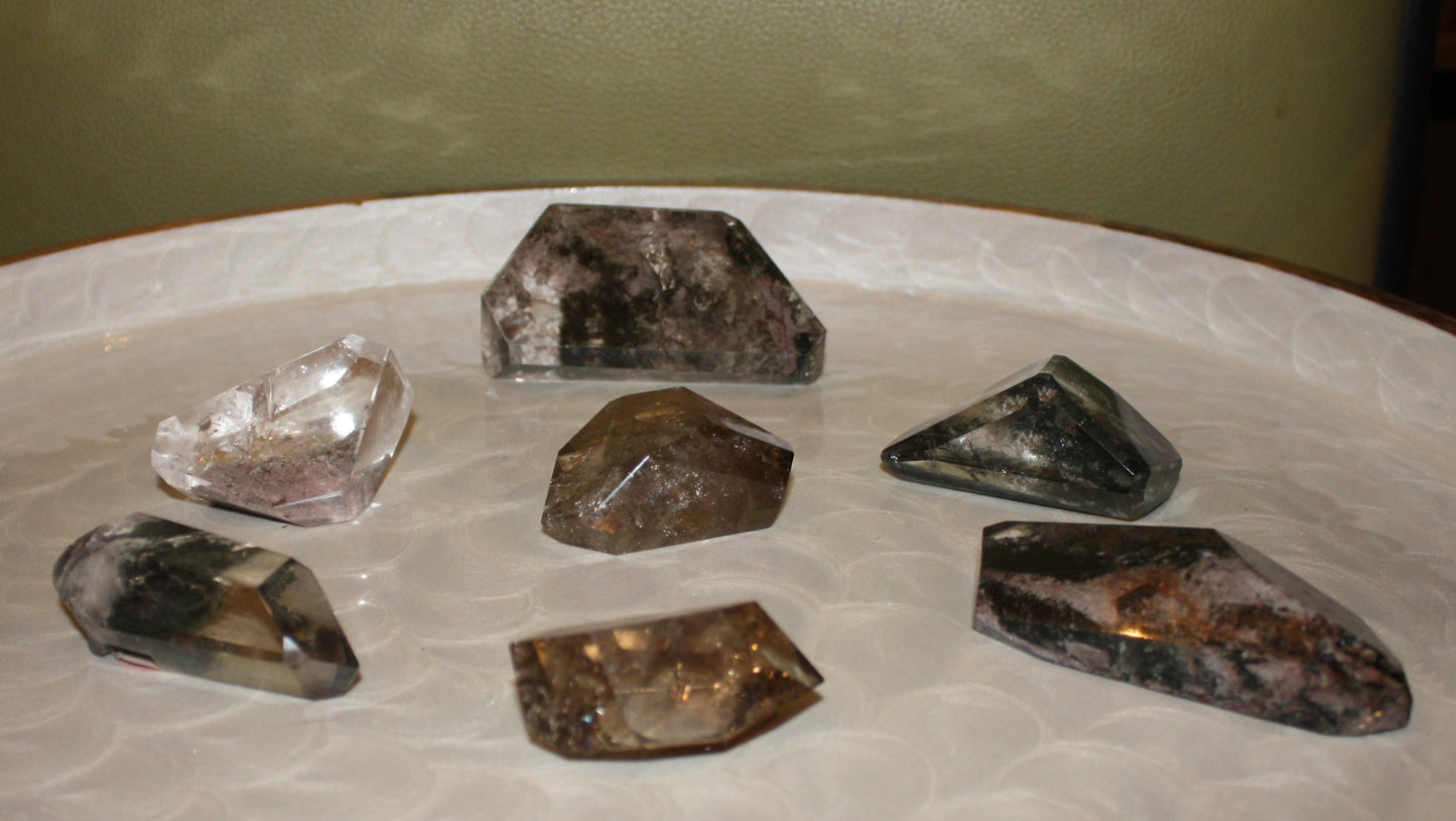 Misc. Smokey & Garden Quartz Freeforms