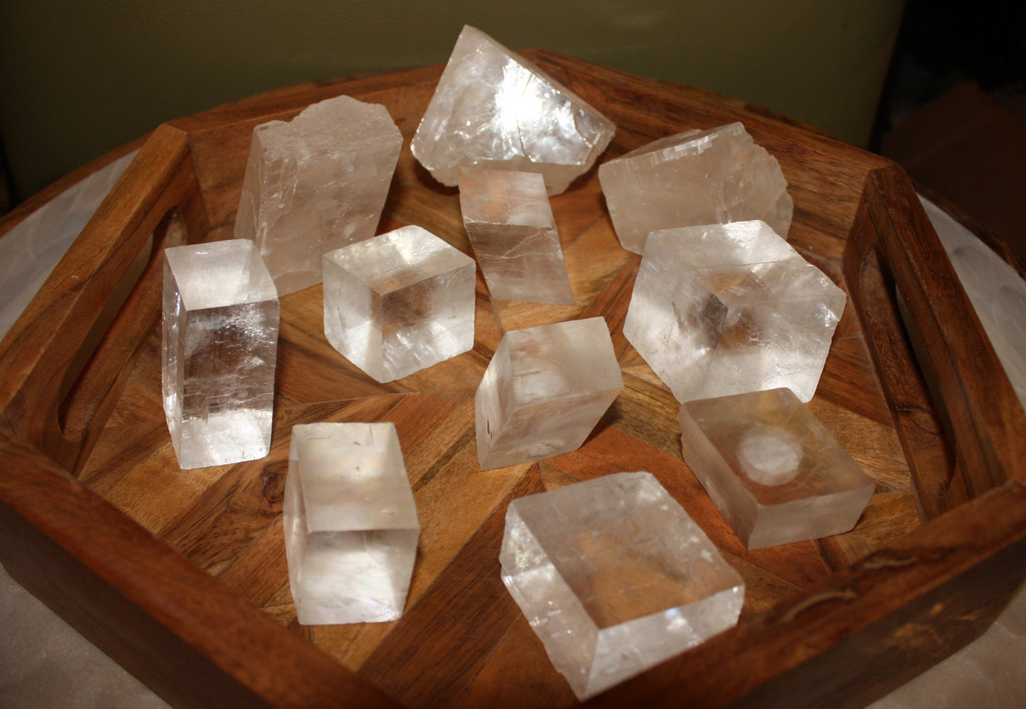 Optical Calcite Freeforms
